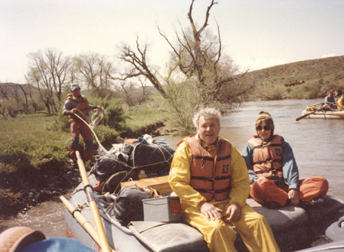 Carole rafting