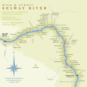 Selway River Map