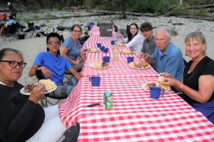 6.25.51 Dinner Carol Issac Melinda Emily Rome Tom Jeanne