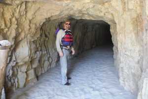 6.27.55 Jerry in cave at S. Fork junction MP 56.5